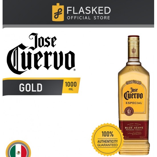 Jose Cuervo Especial Reposado Made With Blue Agave Tequila Jalisco - Mexico 1Lt